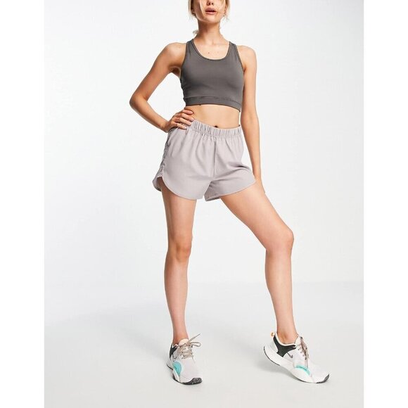 Only Play breathable loose training shorts in gray - Picture 1 of 9